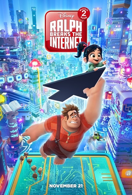 RALPH BREAKS THE INTERNET: New Trailer For WRECK IT RALPH 2 Cracks Wise About Surfing The Net